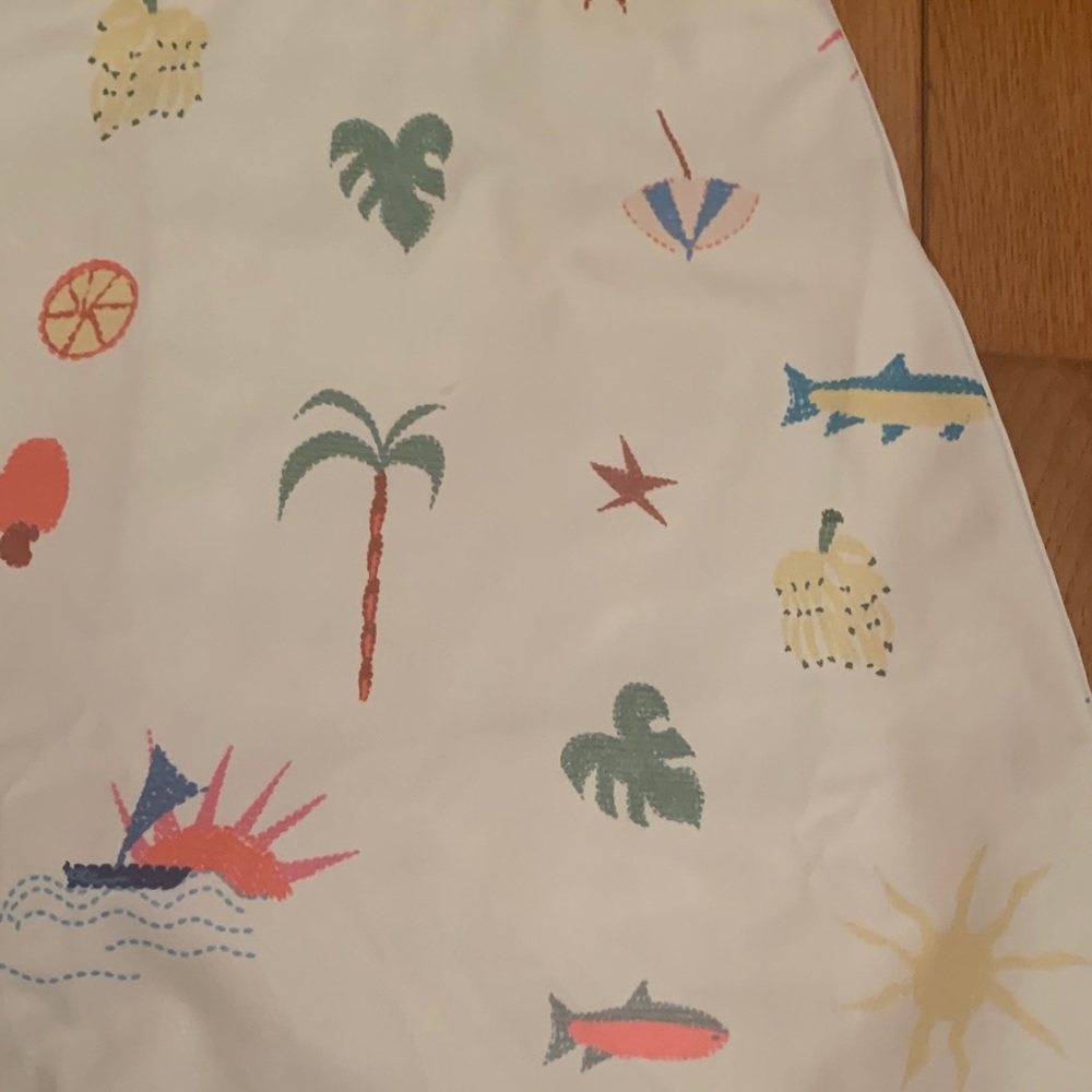 Amalie Colorful Tropical Print Mini Skirt - Picture 5 of 15